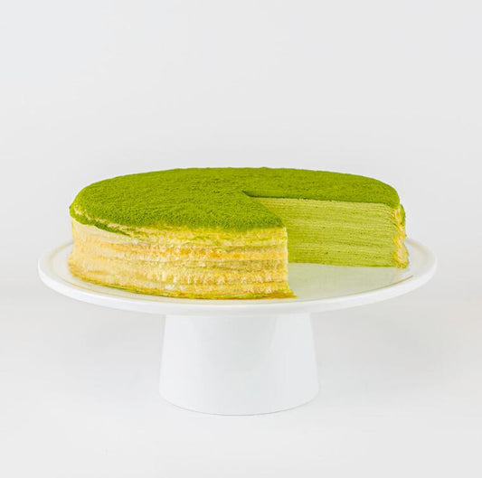 Green Tea Mille Crêpes - 9 inches